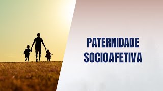 Paternidade socioafetiva [upl. by Kare]