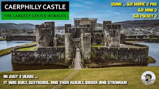 Caerphilly Castle  The Largest in Wales 2nd in Britain [upl. by Nitsraek]