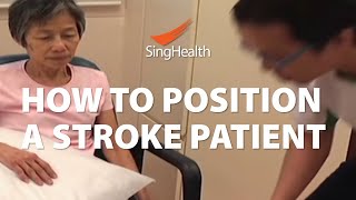 How To Position A Stroke Patient [upl. by Annauqahs]