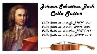 Johann Sebastian Bach  Cello suites in 432 Hz great for reading or studying [upl. by Nihhi]